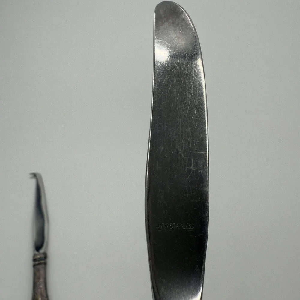 Vintage David Anderson Cheese Knife‎ Pewter & Theodor Olsens Spread Knife Norway